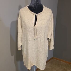 Purejill Donegal Cotton Wool Nylon‎ Blend Sweater Size Large P